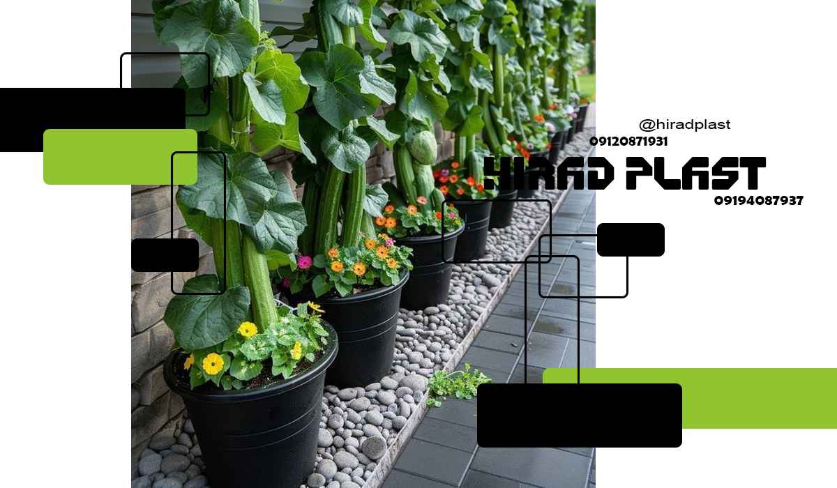 گلدان پلاستیکی عمده