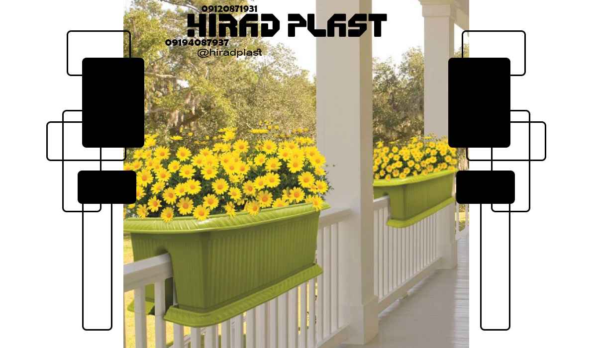 گلدان پلاستیکی گلسرخ